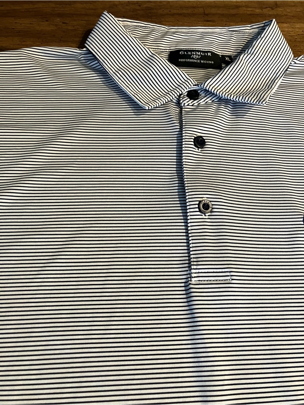 Glenmuir 1891 Mens XL Golf Polo Shirt Short Sleeve Performance Wicking Turnberry